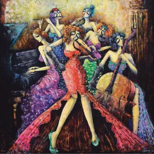 Ladies Orchestra - 1024pc Jigsaw Puzzle by Anatolian