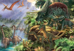 Dinosaur Valley - 1000pc Jigsaw Puzzle By Jumbo  			  					NEW