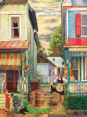 Porch Gossip - 1000pc Jigsaw Puzzle By Sunsout  			  					NEW