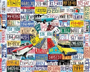 State Plates  - 550pc Jigsaw Puzzle By White Mountain