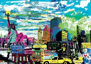 I love New York! - 1000pc Jigsaw Puzzle By Heye  			  					NEW