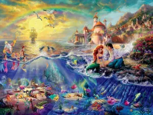 Thomas Kinkade Disney: The Little Mermaid - 1500pc Jigsaw Puzzle by Ceaco  			  					NEW