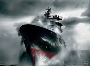 Plisson: Rescue at Sea - 1000pc Jigsaw Puzzle by Clementoni