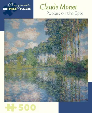 Monet: Poplars on the Epte - 500pc Jigsaw Puzzle by Pomegranate