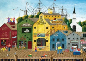 Hometown: Crowâ€™s Nest Harbor - 1000pc Jigsaw Puzzle by Masterpieces