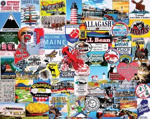 I Love Maine - 1000pc Jigsaw Puzzle By White Mountain