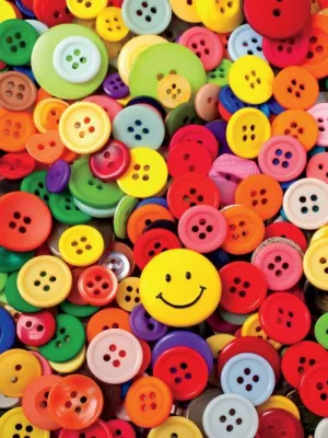 Photograph: Buttons - 550pc Jigsaw Puzzle by Ceaco