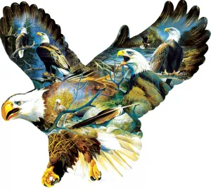 Eagle Majesty - 1000pc Shaped Jigsaw Puzzle By Sunsout  			  					NEW