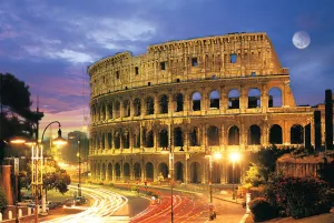 Rome Colosseum - 1000pc Glow-in-the-Dark Jigsaw Puzzle by Tomax