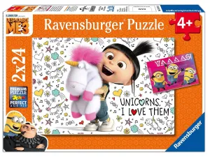 Despicable Me 3 - 2x24 pc Jigsaw Puzzle by Ravensburger