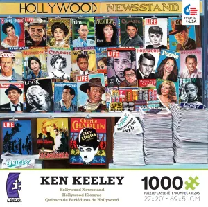 Ken Keeley: Hollywood Newsstand - 1000pc Jigsaw Puzzle by Ceaco