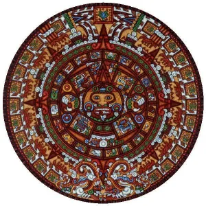 Aztec Calendar - 500pc Jigsaw Puzzle by Dowdle