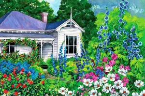 Early Days: Grandma's Garden - 500pc Jigsaw Puzzle by Holdson