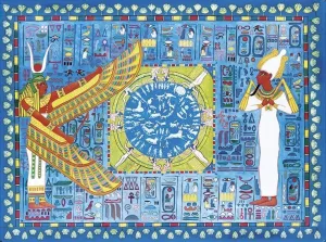 Heussenstamm: Isis &amp; Osiris - 300pc Jigsaw Puzzle by Pomegranate  			  					NEW