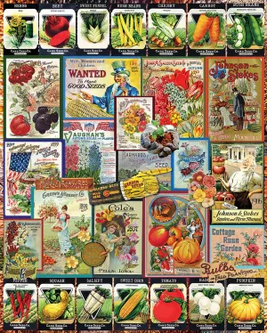 Garden Seeds - 1000pc Jigsaw Puzzle By White Mountain