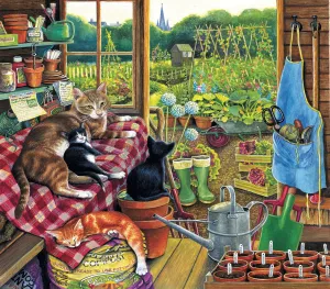 Garden Helpers 300 - 300pc Jigsaw Puzzle By Sunsout  			  					NEW