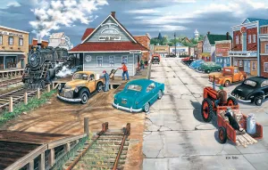 Tracking Memories on Main - 1000pc Jigsaw Puzzle by Sunsout