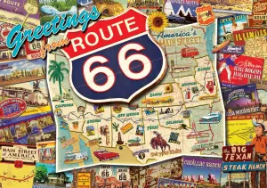 Route 66 - 500pc Jigsaw Puzzle by Buffalo Games