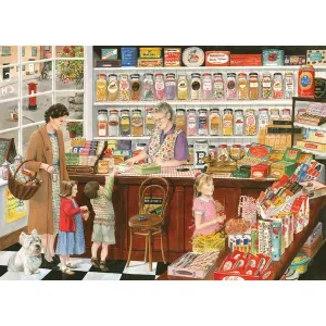 Times Past: The Sweet Shop - 1000pc Jigsaw Puzzle by Holdson  			  					NEW