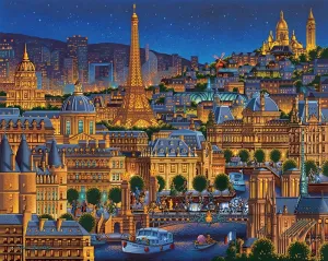 Paris City of Lights - 1000pc Jigsaw Puzzle by Dowdle