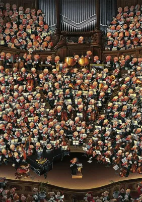 Loup: Orchestra - 2000pc Jigsaw Puzzle By Heye  			  					NEW
