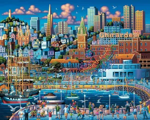 San Francisco Pier - 500pc Jigsaw Puzzle by Dowdle  			  					NEW