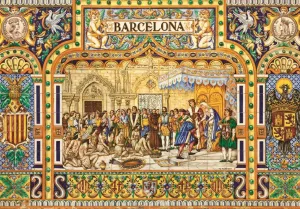 Tiles of Barcelona - 3000pc Jigsaw Puzzle By Jumbo  			  					NEW