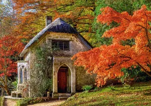 Gothic House in Autumn - 500pc Jigsaw Puzzle by Castorland  			  					NEW