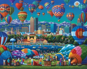 Above Denver - 500pc Jigsaw Puzzle by Dowdle  			  					NEW
