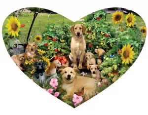 Puppy Heart - 200pc Shaped Jigsaw Puzzle by SunsOut