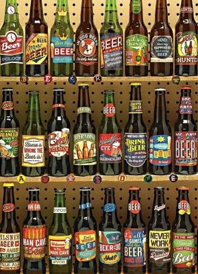 Beer Collection - 1000pc Jigsaw Puzzle by Cobble Hill