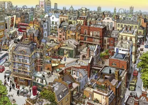 Sherlock &amp; Co. - 2000pc Jigsaw Puzzle By Heye  			  					NEW