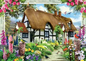 Rose Cottage - 1000pc Jigsaw Puzzle by Masterpieces
