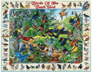 Birds of the Backyard - 1000pc Jigsaw Puzzle By White Mountain