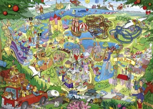 Lyon: Fun Park Trip - 1000pc Jigsaw Puzzle By Heye  			  					NEW