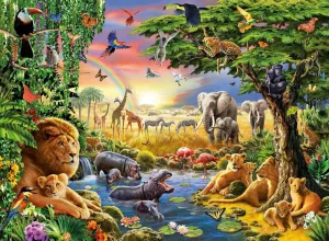 Evening at the Waterhole - 300pc Jigsaw Puzzle By Ravensburger