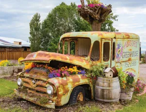 Flower Truck - 500pc Jigsaw Puzzle By Springbok