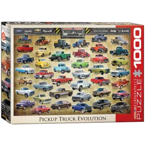 Pickup Truck Evolution - 1000pc Jigsaw Puzzle by Eurographics