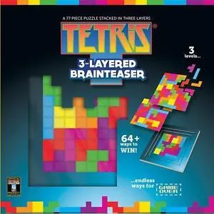 TetrisÂ® 3-Layered Brainteaser - Layered Puzzle By Masterpieces
