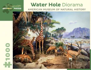 Water Hole Diorama - 1000pc Jigsaw Puzzle by Pomegranate  			  					NEW